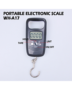 Mini Portable Double Precision 50kg LCD Digital Hook Scale Fishing Luggage Pocket Hand Electronic Weight Balance Scale