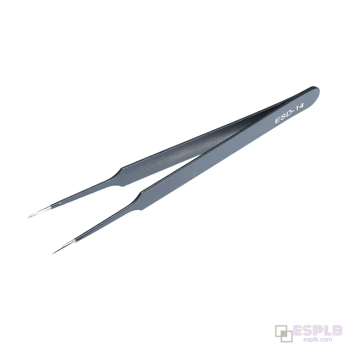 6件防靜電鑷子精密防靜電ESD不鏽鋼鑷子工業彎頭直頭維修工具鑷子
