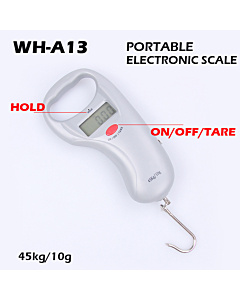 Portable scales electronic scales precision scales with a foot courier portable mini fishing 0-10KG/5G,10-45KG/10G 