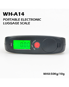 50kg /10g Digital Portable Electronic Luggage Hook Hanging Scale With Green Backlit,Weight Lock,LCD Display