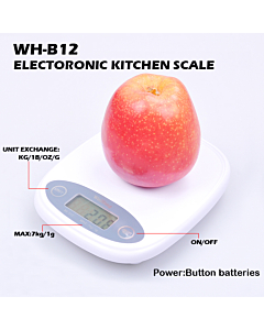 7kg/1g Digital Postal Cooking Food Diet Grams Kitchen Scale Healthy OZ LB 7000g White Color Electronic Weight Balance