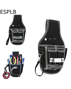 9 in 1 Waist Tool Bag Case Pocket Belt Pouch Screwdriver Drill Electrician Ket Holder 600D Fabric Tool Bag Case