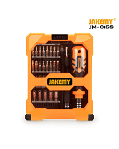 Jakemy JM-8160 33-in-1 Precision Screwdriver Set for iPhone Mobile Phone Repair Tool Kit Laptop Computer Repair Hand Tool Set