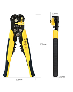 Wire Stripper Self-adjusting Cable Cutter Crimper Automatic Wire Stripping Tool Cutting Pliers Tool for Industry