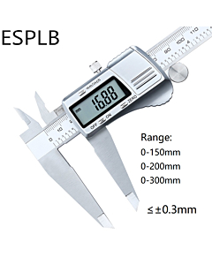 ESPLB All Stainless Steel Vernier Caliper 0-150mm/200mm/300mm High Precision Measuring Gauging Tools Electronic Digital Calipers