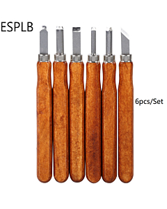 ESPLB 6x Professional Wood Carving Chisel Knife Gouges Hand Tool Set Woodworking Craft