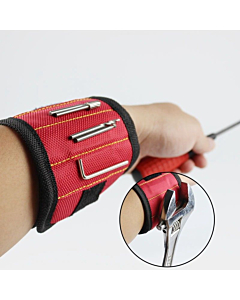 Wristband Tool Bag Magnetic Wrist Belt Portable Strong Magnets Electrician Bag for Holding Screws Nails Drill Bits