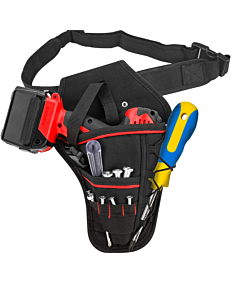 Multi-functional Waterproof Drill Holster Waist Tool Bag,Electric Waist Belt Tool Pouch Bag for Wrench Hammer Screwdriver
