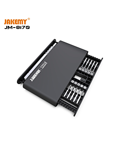 JAKEMY-8170 Screwdriver Set Precision Magnetic with Aluminum-Alloy Handle for Laptop/Watch/Glasses/Smart Phone 